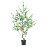 EUCALYPTUS zöld mű eukaliptusz fa 180 cm természetes hatású levelekkel