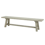 Tömör fenyőfából készült, mosott szürke színű, étkezőpad.