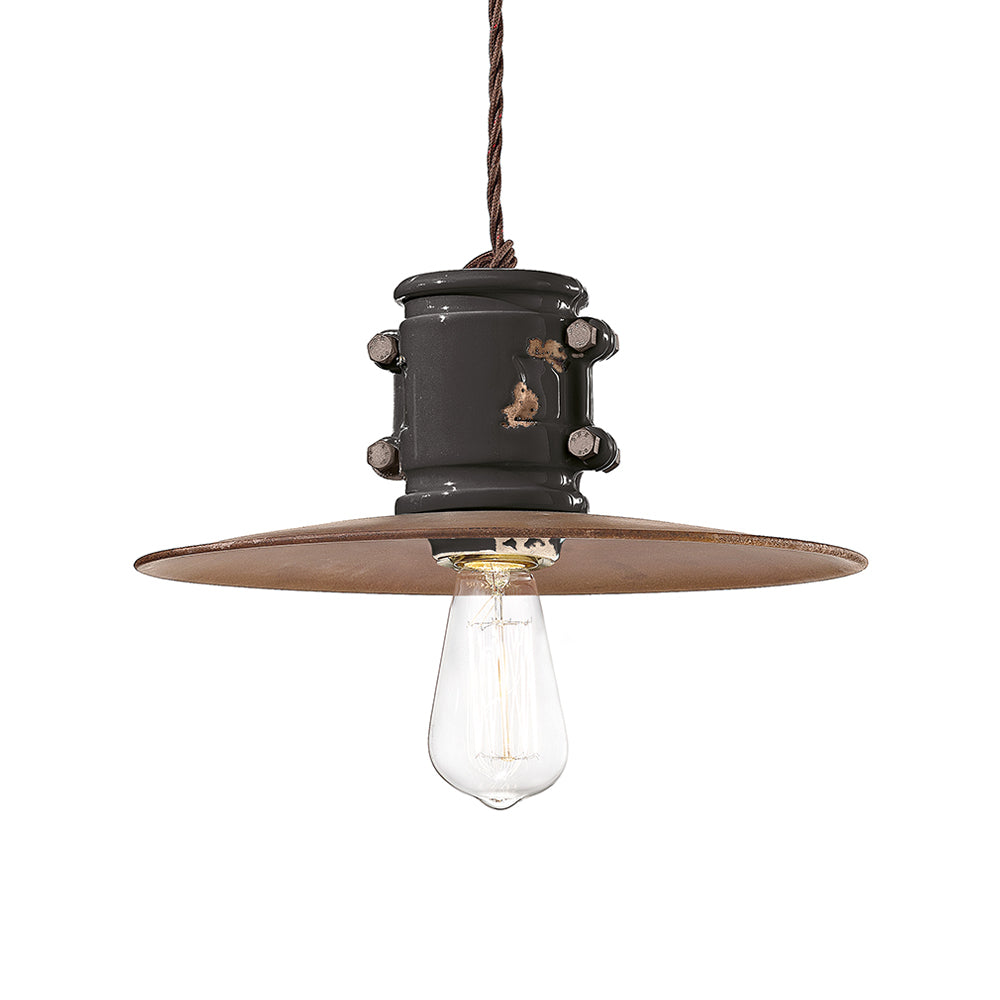 FERROLUCE RETRO Urban függeszték lámpa ∅ 40 cm E27
