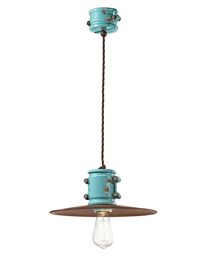 FERROLUCE RETRO Urban függeszték lámpa ∅ 40 cm E27