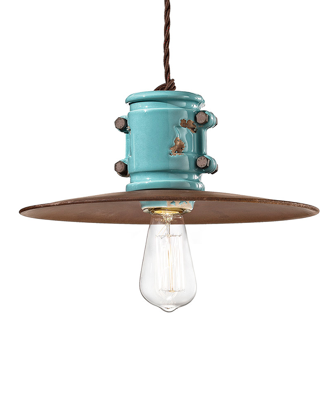 FERROLUCE RETRO Urban függeszték lámpa ∅ 40 cm E27