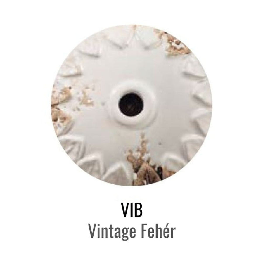 Vintage fehér színű kerámia színminta.