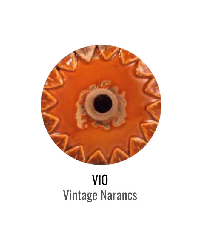Vintage anarancs színű kerámia színminta.