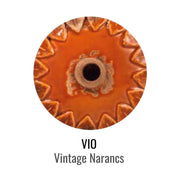 Vintage narancs kerámia színminta.