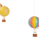 Mozgatható vintage hőlégballon modell szett.