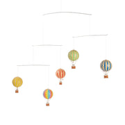 Mozgatható vintage hőlégballon modell szett.