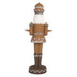 GINGERBREAD barna mézeskalács diótörő figura hátoldali nézet