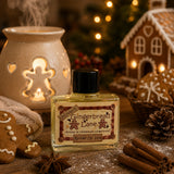 Gingerbread Lane illóolaj párologtató mellett mézeskalácsos karácsonyi enteriőrben