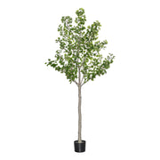 GINKGO BILOBA zöld mű ginkgo fa 270 cm természetes hatású levelekkel és élethű törzzsel