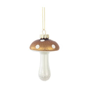 Gomba formájú karácsonyfadísz.