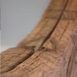 GRIMAUD falitükör natúr fa és üveg találkozása részletfotón