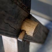 GRIMAUD konzolasztal újrahasznosított fa szerkezeti részlet