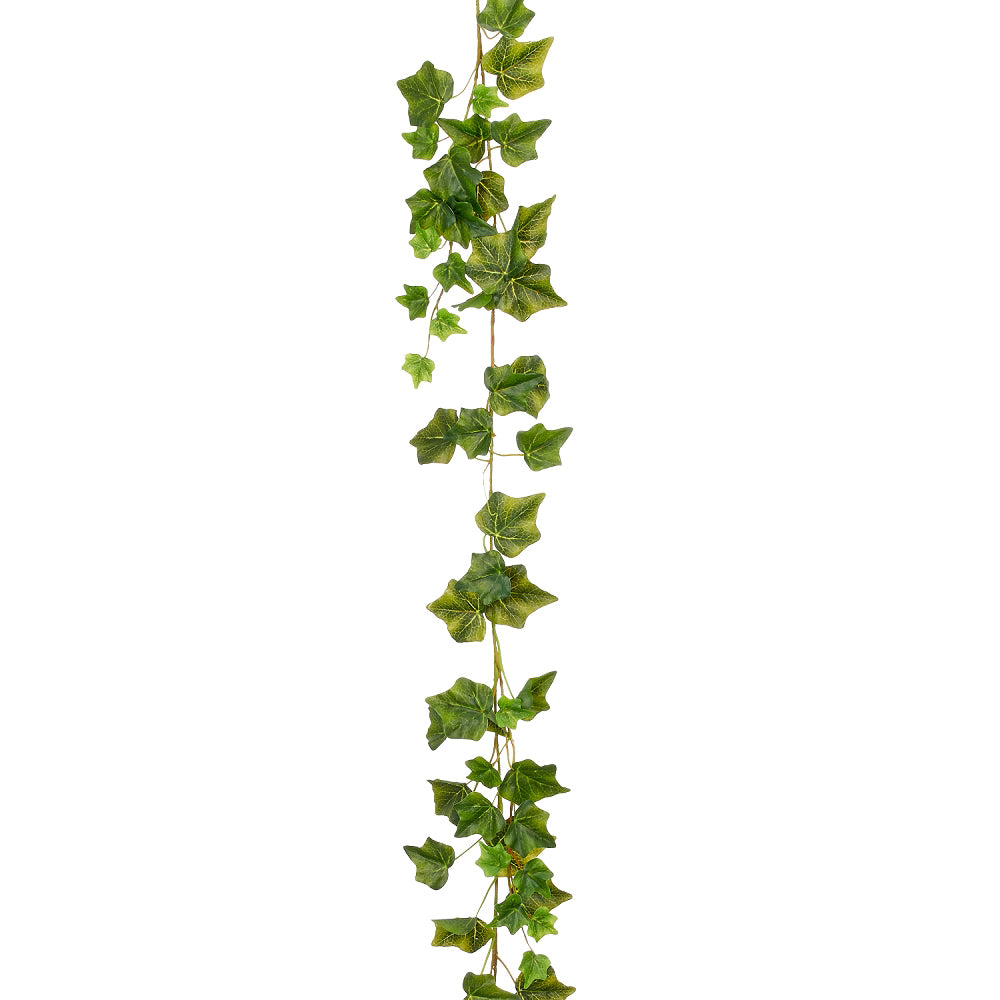 HEDERA zöld mű angol borostyán girland 180 cm természetes hatású levelekkel