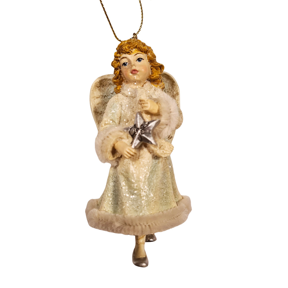 HERITAGE angyalka figura karácsonyfadísz 12 cm