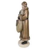 HERITAGE vintage Télapó figura oldalnézetből ünnepi dekorációként