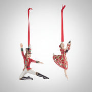 Diótörő és balerina karácsonyfadísz páros, Heritage kollekció