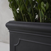 HERITAGE fekete fiberstone ültetőláda 100 cm