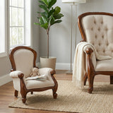 Heritage gyerekfotel nappaliban dekoratív elhelyezésben