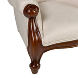 Gyerekfotel részletgazdag faragott karfával