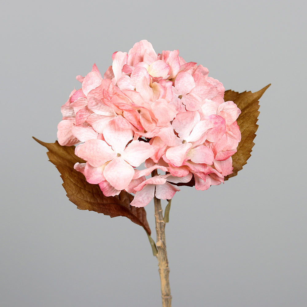 HYDRANGEA fáradt sötét pink mű hortenzia 44 cm