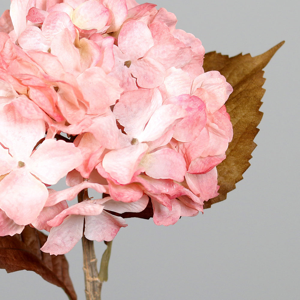 HYDRANGEA fáradt sötét pink mű hortenzia 44 cm