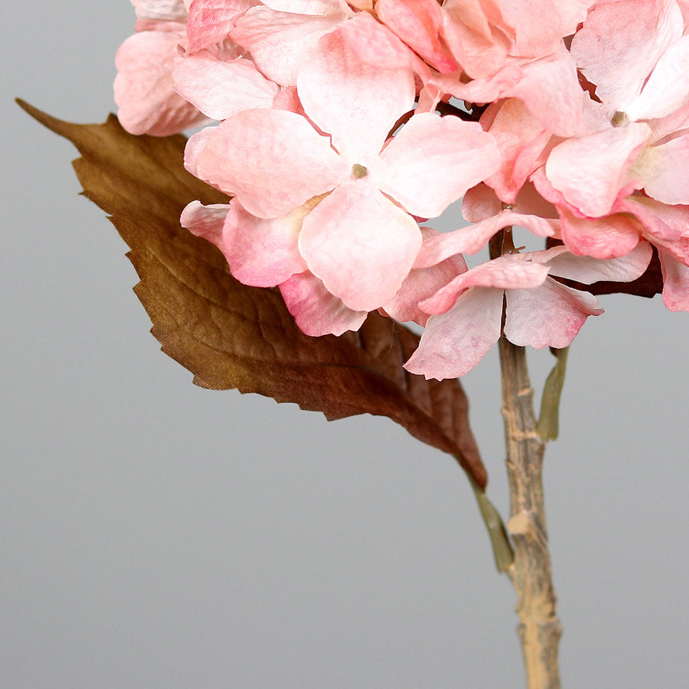 HYDRANGEA fáradt sötét pink mű hortenzia 44 cm