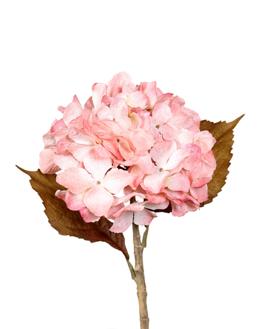 HYDRANGEA fáradt sötét pink mű hortenzia 44 cm