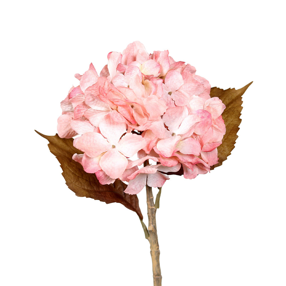 HYDRANGEA fáradt sötét pink mű hortenzia 44 cm