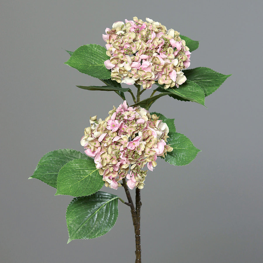 HYDRANGEA halványpink mű hortenzia 80 cm