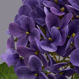 Real touch lila hortenzia szirmok részletgazdag közelképe