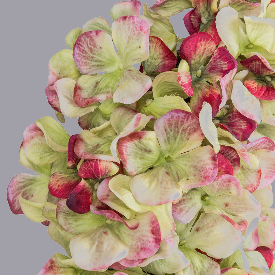 Real touch mű hortenzia virágok részletgazdag textúrával