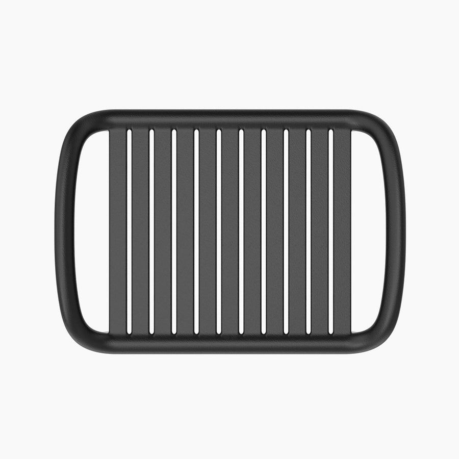 Fekete műanyag, design kisasztal.