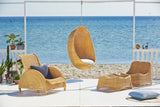 ICONS Egg Chair függeszthető kültéri műrattan tojásfotel