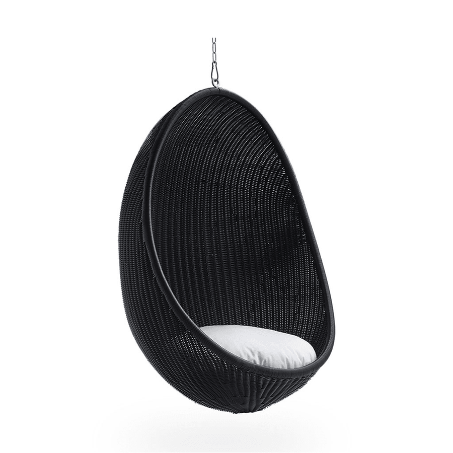 ICONS Egg Chair függeszthető kültéri műrattan tojásfotel