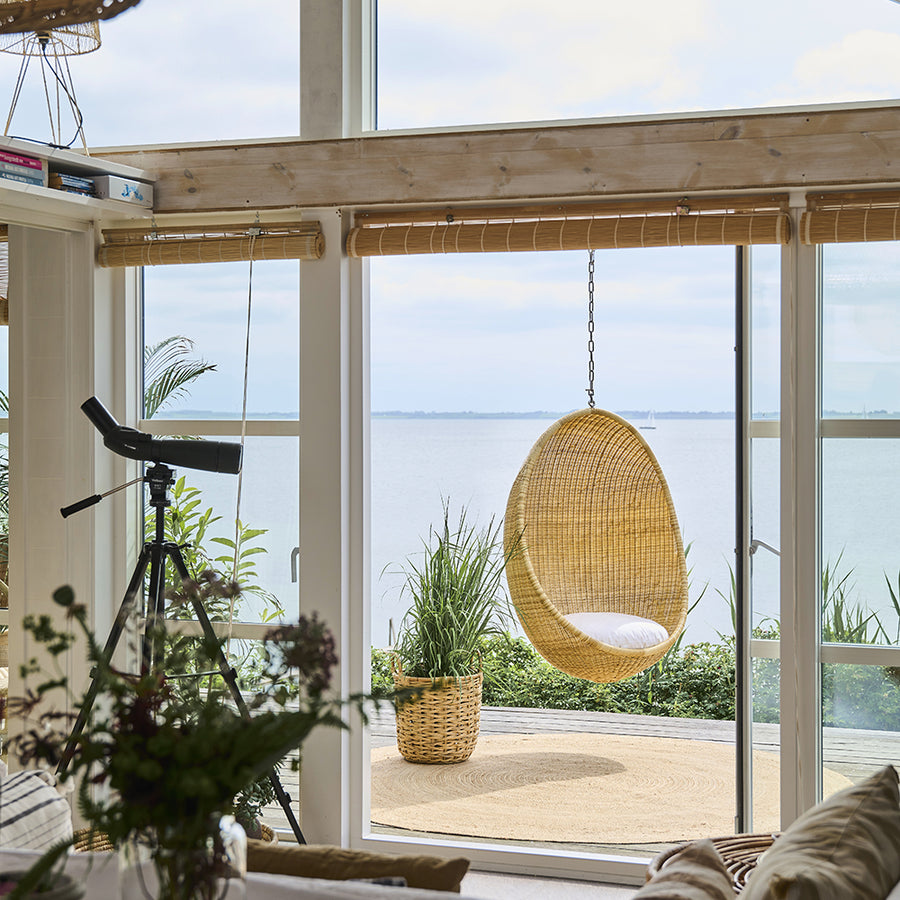 ICONS Egg Chair függeszthető kültéri műrattan tojásfotel