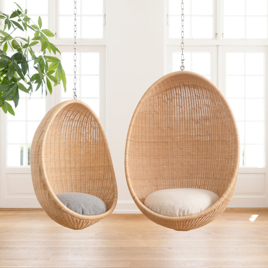 ICONS Egg Chair függeszthető natúr rattan tojásfotel