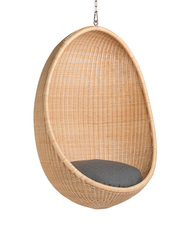 ICONS Egg Chair függeszthető natúr rattan tojásfotel