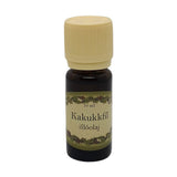 Kakukkfű illatú illóolaj 10 ml barna üvegcsében, bézs kupakkal – fűszeres, frissítő, légúttisztító aromaterápiás olaj.