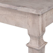 Imperial akácfa konzolasztal – natúr akácfa részlet közelről