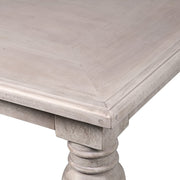 Tömör mangófából készült, koloniál stílusú, exkluzív, kézműves étkezőaszat.