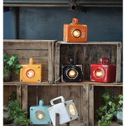 Vintage színű ipari asztali lámpák.