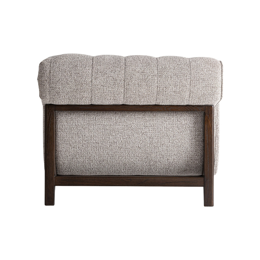 Ipswich fotel hátoldali nézet fa keretszerkezettel