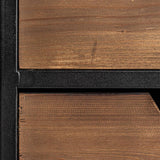 Ivalo könyvespolc fa fiókelőlap textúrája közelről