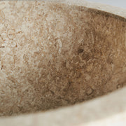 Bézs színű, márvány mosdótál.