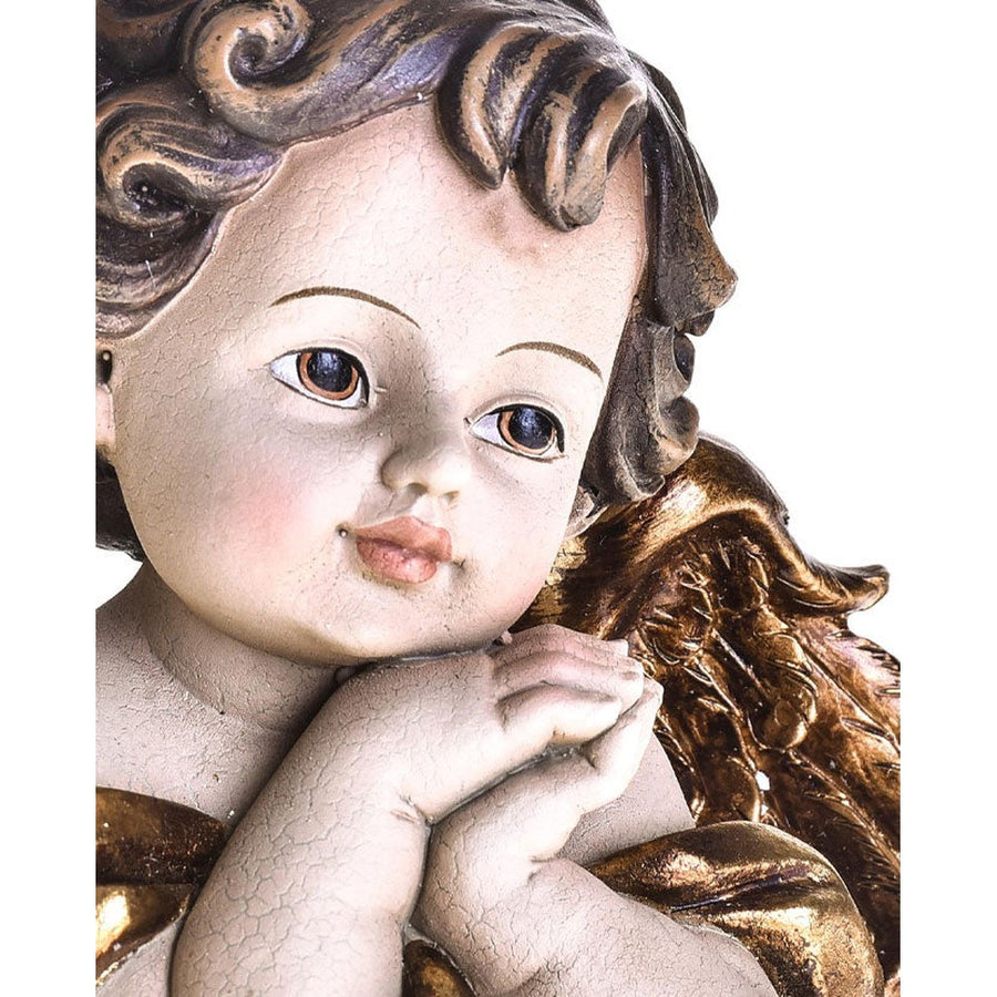 Barokk stílusú, karácsonyi angyal figura.