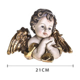 Barokk stílusú, karácsonyi angyal figura.