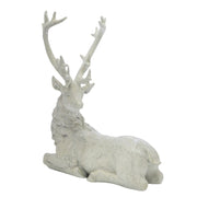 Fehér színű karácsonyi szarvas figura.