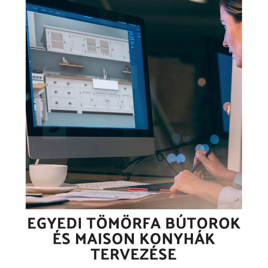 Egyedi tervezésű, Maison tömörfa bútorok.