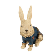 Spanyolgalléros, zsebórás nyuszifigura.