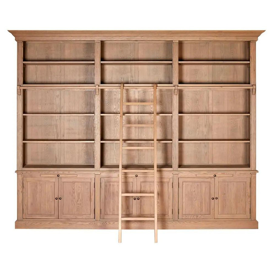 LYON óriás tölgyfa könyvszekrény 308 cm